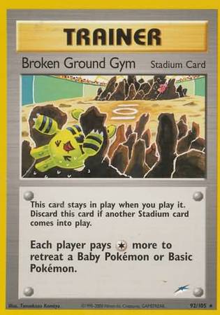 Broken Ground Gym (92/105) [Neo Destiny] | KingTCG.ca