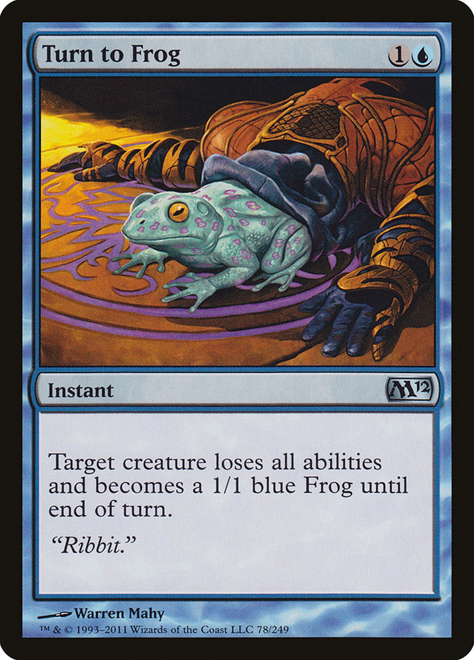 Turn to Frog [Magic 2012] | KingTCG.ca