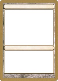 2004 World Championship Blank Card [World Championship Decks 2004] | KingTCG.ca