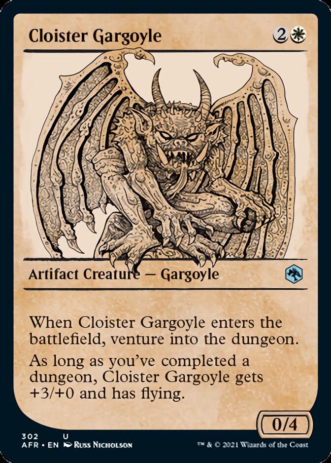 Cloister Gargoyle  (Showcase) [Dungeons & Dragons: Adventures in the Forgotten Realms] | KingTCG.ca