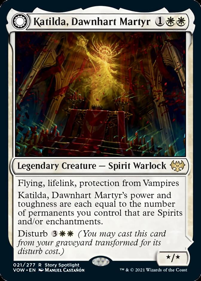 Katilda, Dawnhart Martyr // Katilda's Rising Dawn [Innistrad: Crimson Vow] | KingTCG.ca