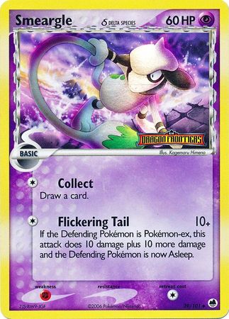 Smeargle (39/101) (Delta Species) (Stamped) [EX: Dragon Frontiers] | KingTCG.ca