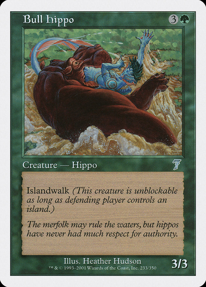 Bull Hippo [Seventh Edition] | KingTCG.ca