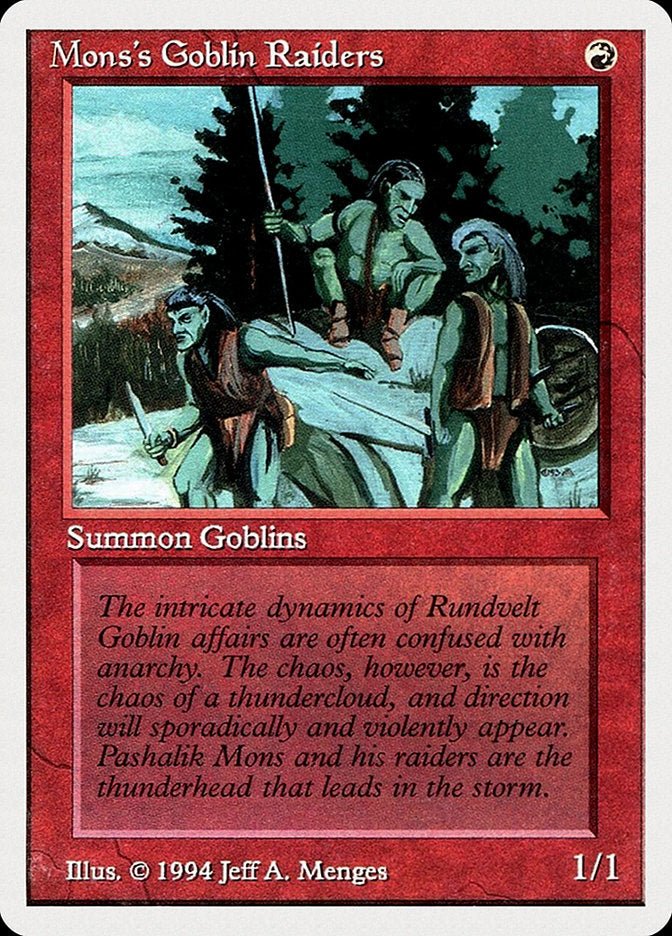 Mon's Goblin Raiders [Summer Magic / Edgar] | KingTCG.ca