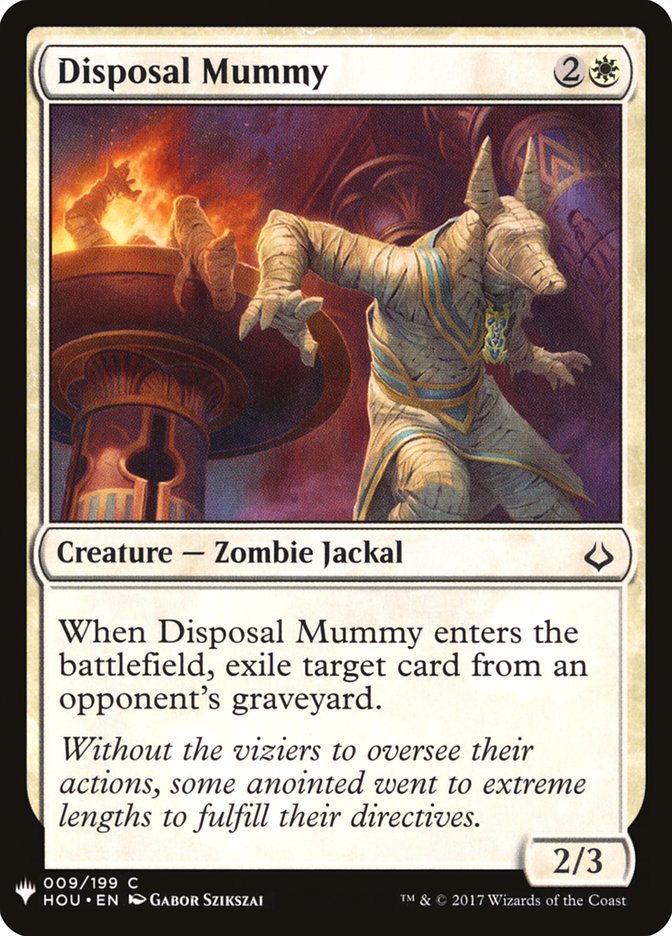 Disposal Mummy [Mystery Booster] | KingTCG.ca