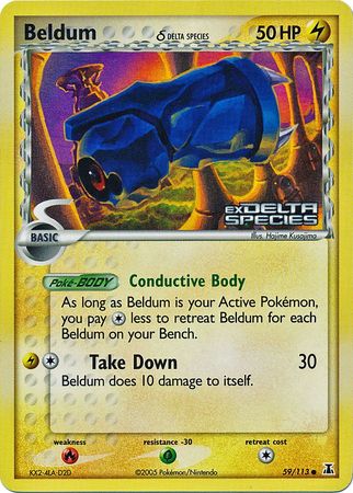 Beldum (59/113) (Delta Species) (Stamped) [EX: Delta Species] | KingTCG.ca