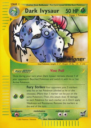 Dark Ivysaur (6) (Winner) [Best of Promos] | KingTCG.ca