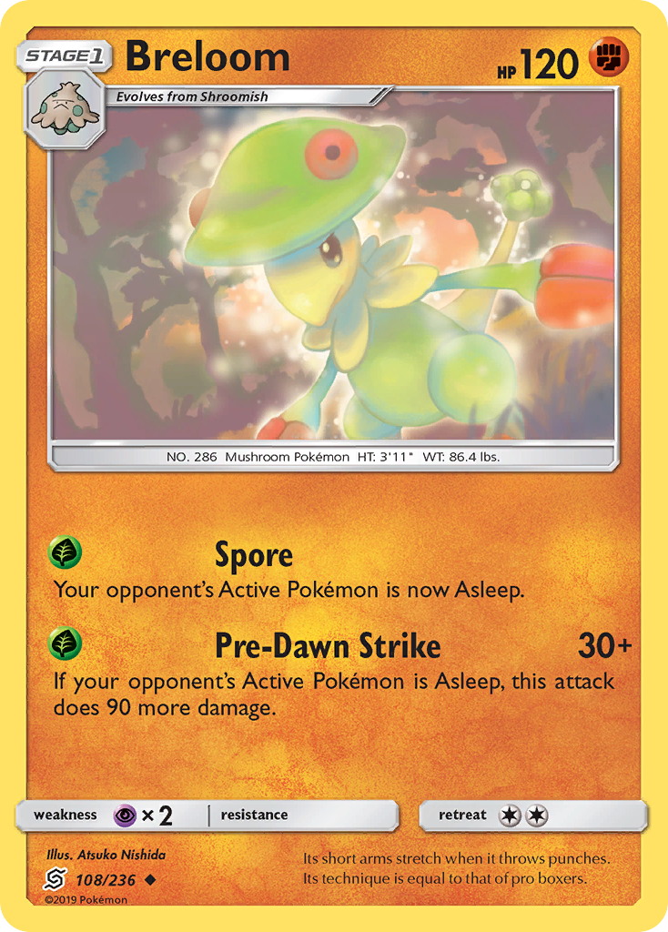 Breloom (108/236) [Sun & Moon: Unified Minds] | KingTCG.ca