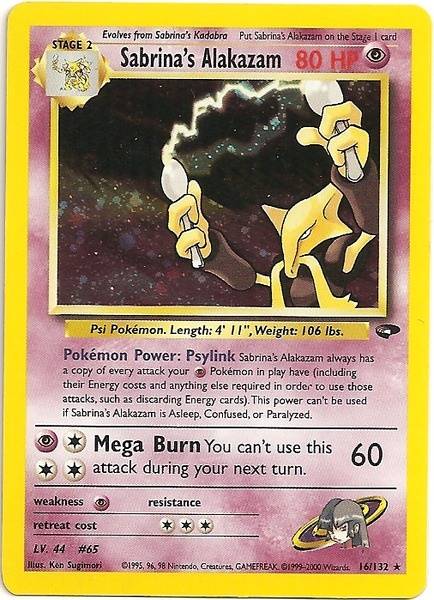 Sabrina's Alakazam (16/132) [Gym Challenge] | KingTCG.ca