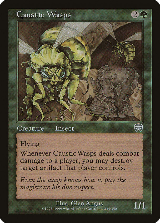 Caustic Wasps [Mercadian Masques] | KingTCG.ca