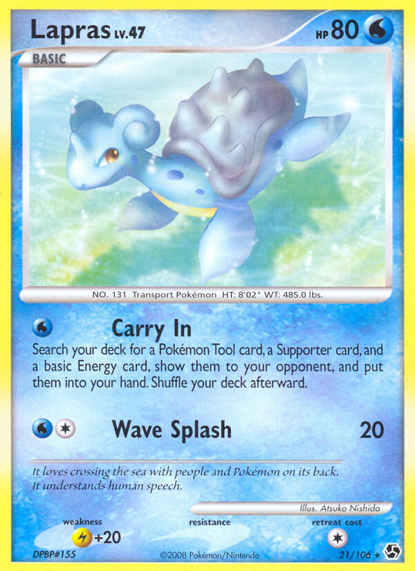 Lapras (21/106) [Diamond & Pearl: Great Encounters] | KingTCG.ca