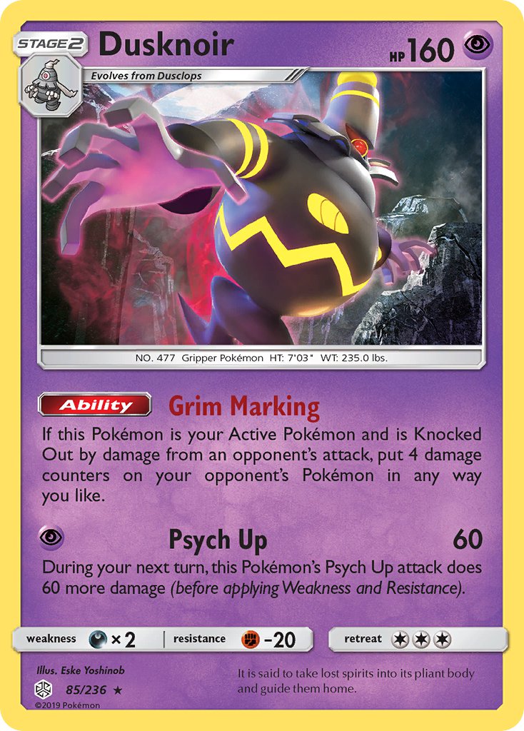 Dusknoir (Prerelease Kit Exclusive) (85/236) [Theme Deck Exclusives] | KingTCG.ca