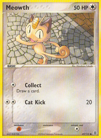 Meowth (69/112) [EX: FireRed & LeafGreen] | KingTCG.ca