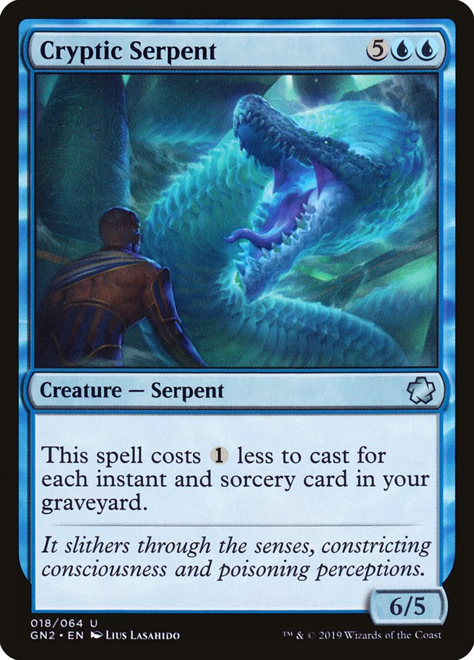 Cryptic Serpent [Game Night 2019] | KingTCG.ca