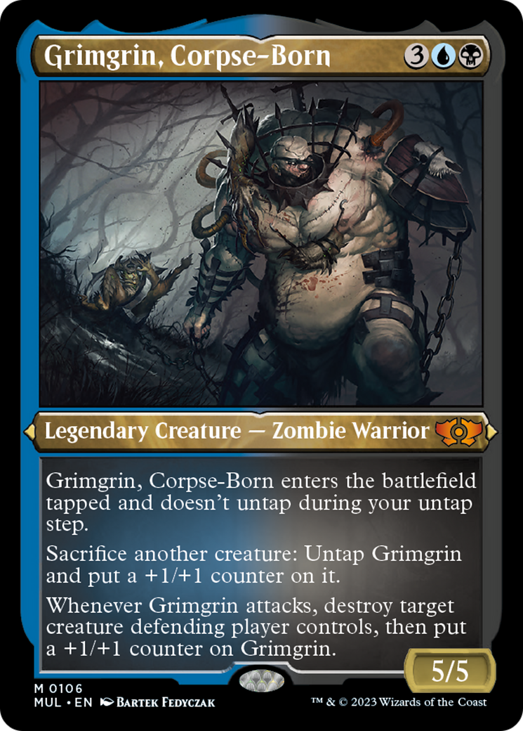 Grimgrin, Corpse-Born (Foil Etched) [Multiverse Legends] | KingTCG.ca