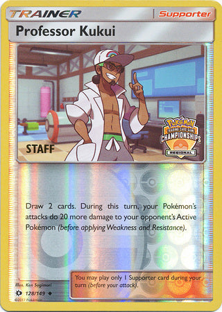 Professor Kukui (128/149) (Regional Championship Promo Staff) [Sun & Moon: Base Set] | KingTCG.ca