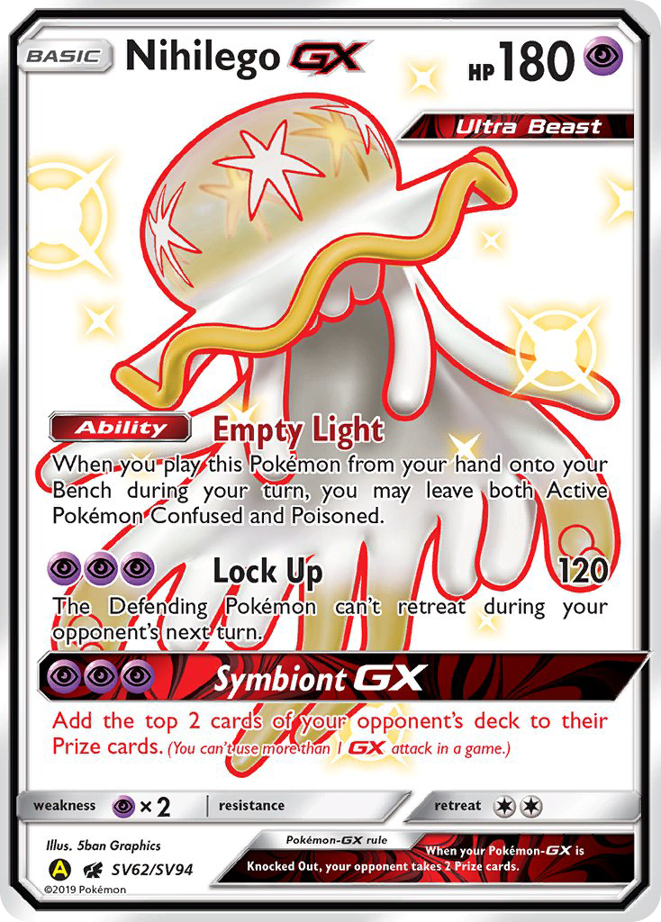 Nihilego GX (SV62/SV94) [Sun & Moon: Hidden Fates - Shiny Vault] | KingTCG.ca