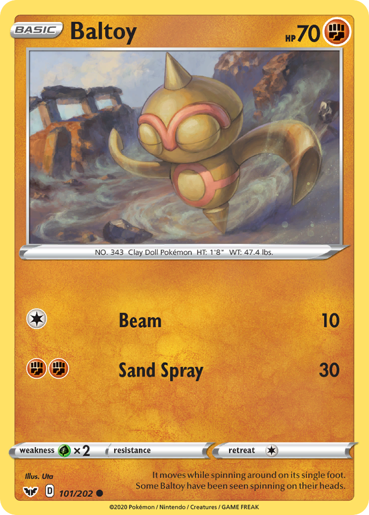 Baltoy (101/202) [Sword & Shield: Base Set] | KingTCG.ca