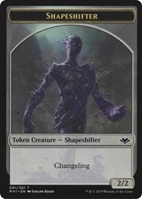 Shapeshifter (001) // Emblem - Serra the Benevolent (020) Double-sided Token [Modern Horizons Tokens] | KingTCG.ca