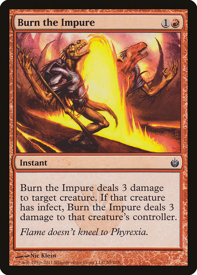 Burn the Impure [Mirrodin Besieged] | KingTCG.ca