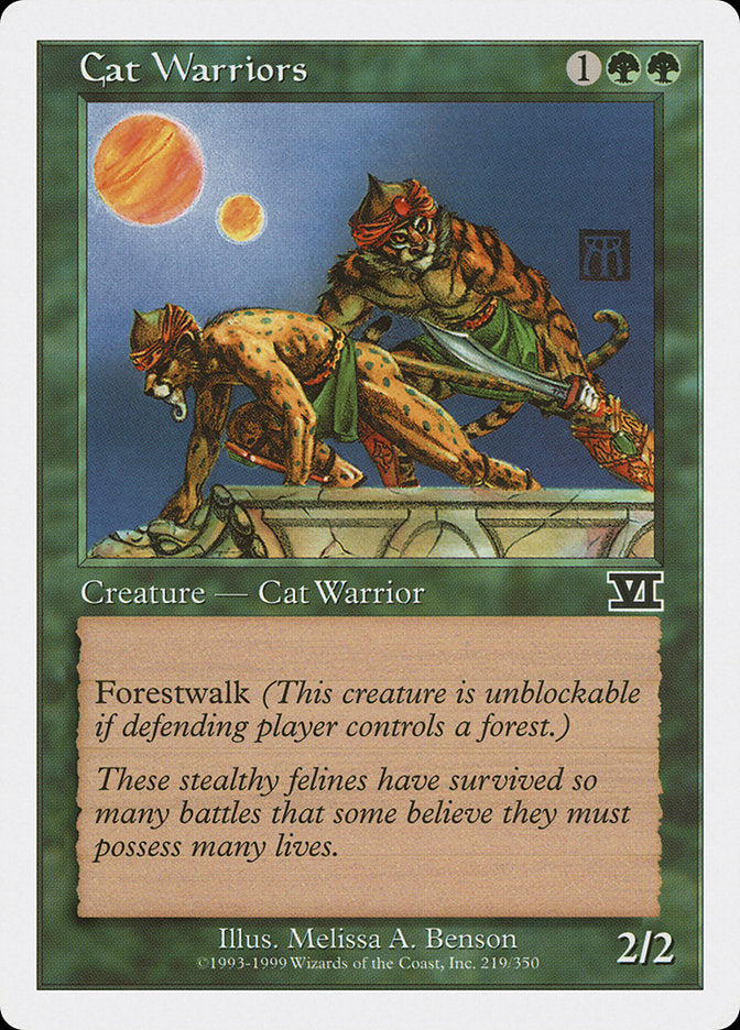 Cat Warriors [Classic Sixth Edition] | KingTCG.ca