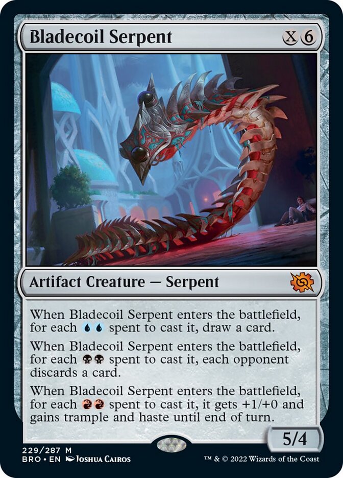 Bladecoil Serpent (Promo Pack) [The Brothers' War Promos] | KingTCG.ca