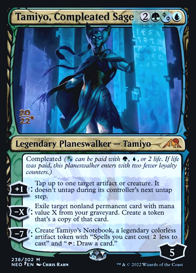 Tamiyo, Compleated Sage [Kamigawa: Neon Dynasty Prerelease Promos] | KingTCG.ca