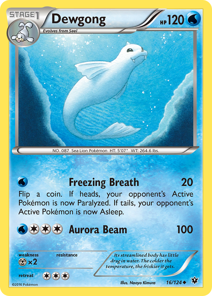 Dewgong (16/124) [XY: Fates Collide] | KingTCG.ca