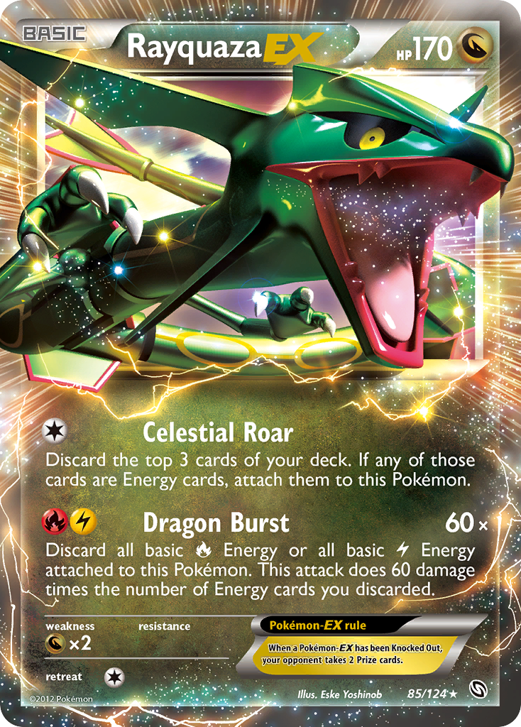 Rayquaza EX (85/124) [Black & White: Dragons Exalted] | KingTCG.ca