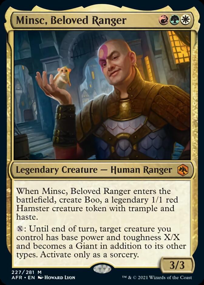 Minsc, Beloved Ranger [Dungeons & Dragons: Adventures in the Forgotten Realms] | KingTCG.ca