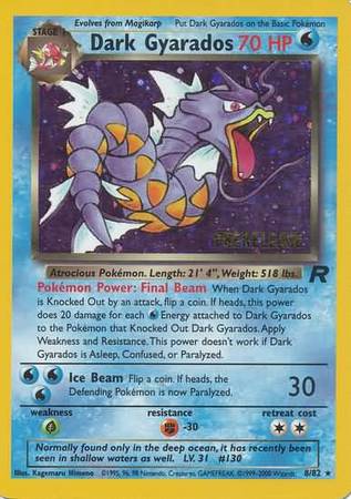 Dark Gyarados (8/82) (Prerelease Promo) [Team Rocket Unlimited] | KingTCG.ca