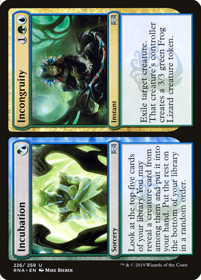 Incubation // Incongruity [Ravnica Allegiance] | KingTCG.ca