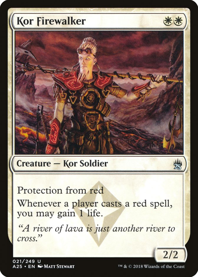 Kor Firewalker [Masters 25] | KingTCG.ca