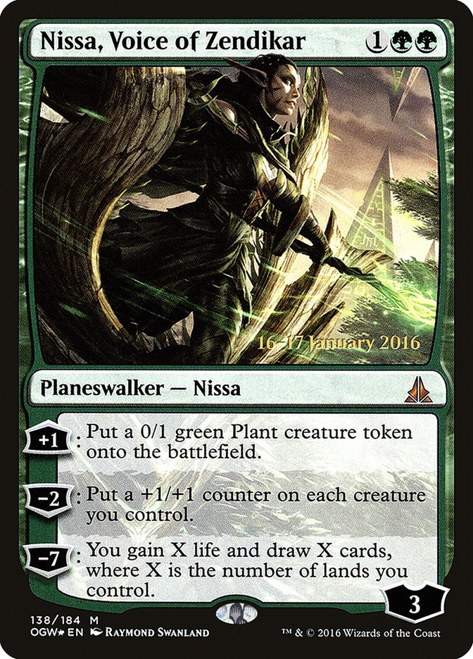 Nissa, Voice of Zendikar [Oath of the Gatewatch Promos] | KingTCG.ca