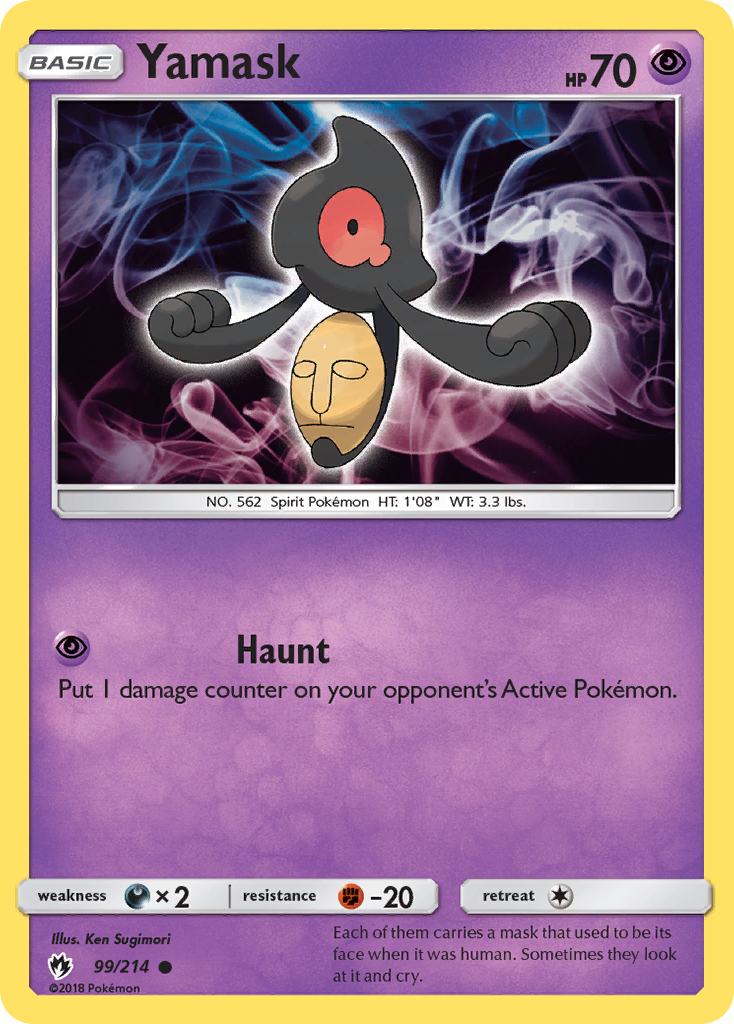 Yamask (99/214) [Sun & Moon: Lost Thunder] | KingTCG.ca