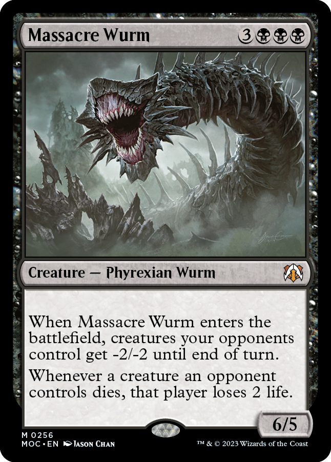 Massacre Wurm [March of the Machine Commander] | KingTCG.ca