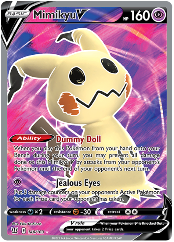 Mimikyu V (148/163) [Sword & Shield: Battle Styles] | KingTCG.ca