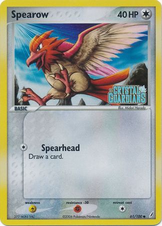 Spearow (61/100) (Stamped) [EX: Crystal Guardians] | KingTCG.ca