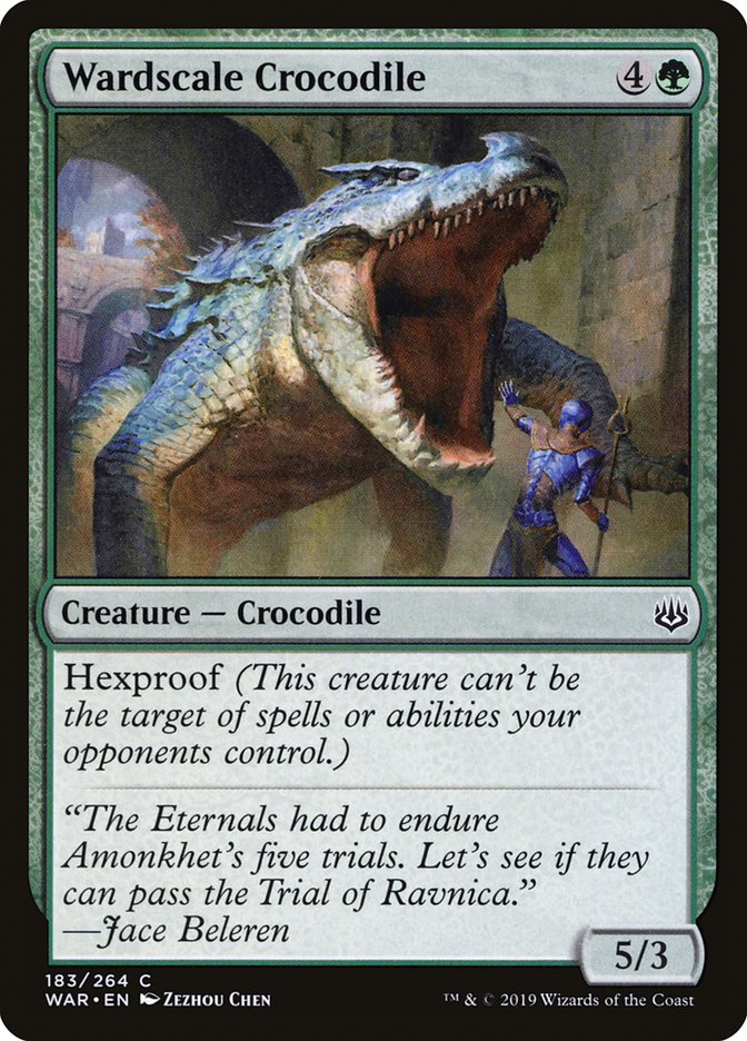 Wardscale Crocodile [War of the Spark] | KingTCG.ca