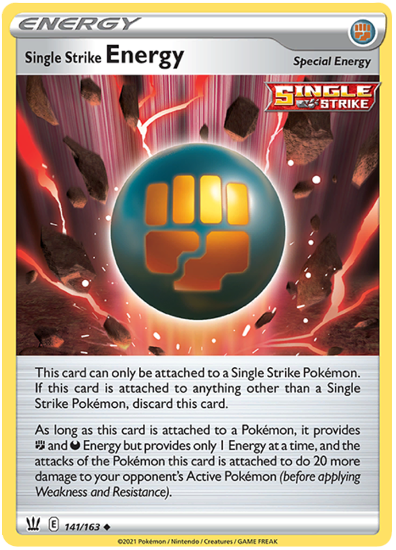 Single Strike Energy (141/163) [Sword & Shield: Battle Styles] | KingTCG.ca