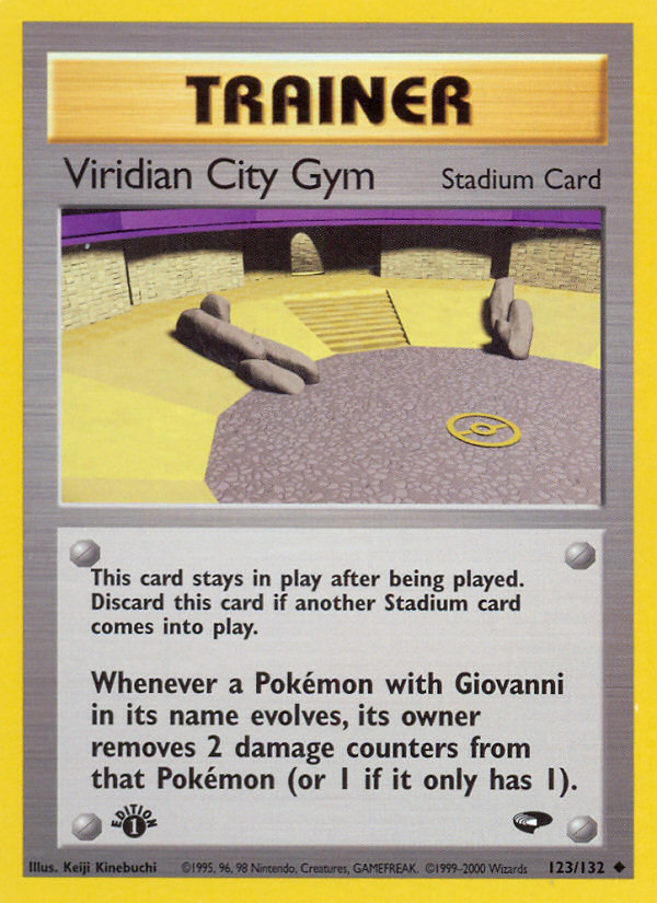 Viridian City Gym (123/132) [Gym Challenge 1st Edition] | KingTCG.ca