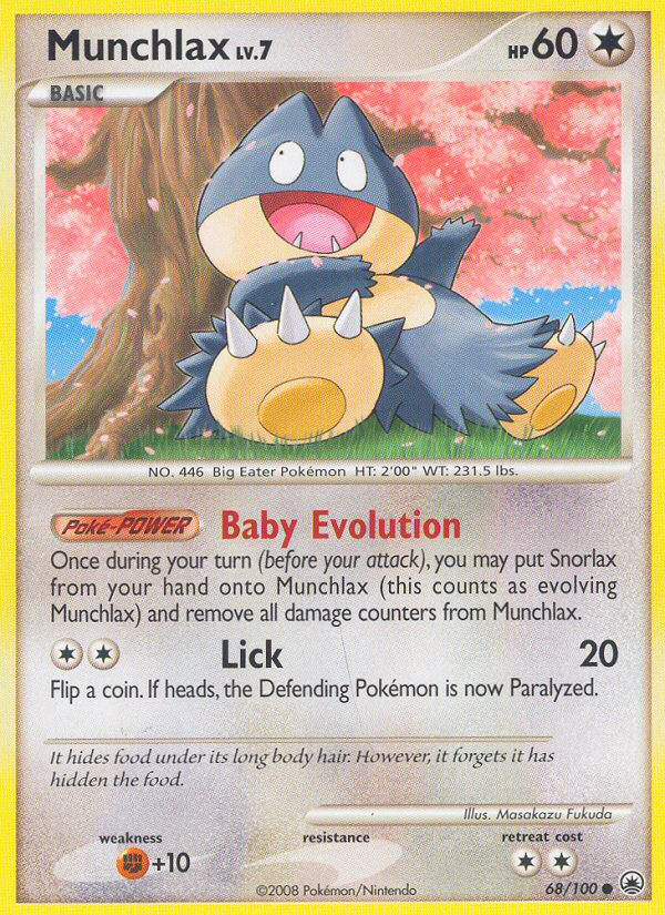 Munchlax (68/100) [Diamond & Pearl: Majestic Dawn] | KingTCG.ca