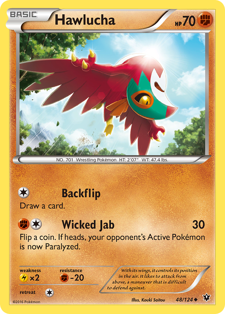 Hawlucha (48/124) [XY: Fates Collide] | KingTCG.ca