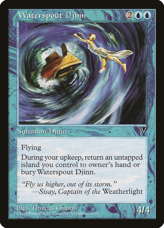 Waterspout Djinn [Visions] | KingTCG.ca