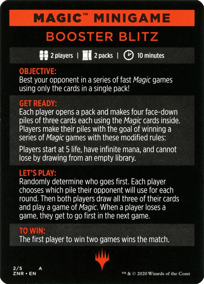 Booster Blitz (Magic Minigame) [Zendikar Rising Minigame] | KingTCG.ca