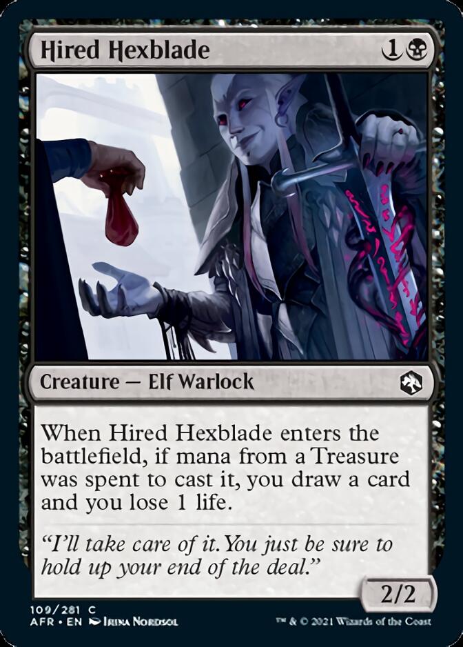 Hired Hexblade [Dungeons & Dragons: Adventures in the Forgotten Realms] | KingTCG.ca