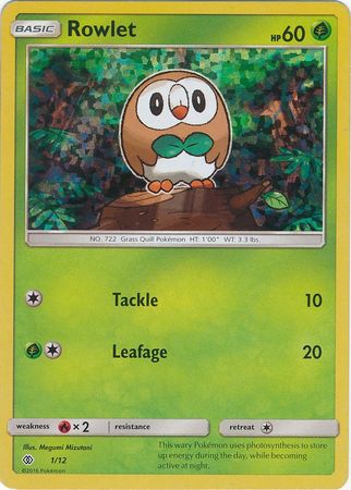 Rowlet (1/12) [Mcdonald's Promos: 2017 Collection] | KingTCG.ca