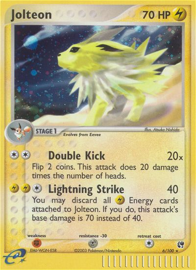 Jolteon (6/100) [EX: Sandstorm] | KingTCG.ca