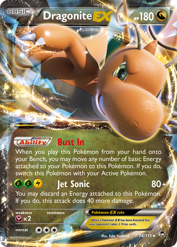 Dragonite EX (74/111) [XY: Furious Fists] | KingTCG.ca