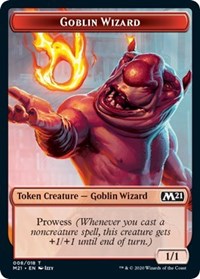 Goblin Wizard // Treasure Double-sided Token [Core Set 2021 Tokens] | KingTCG.ca